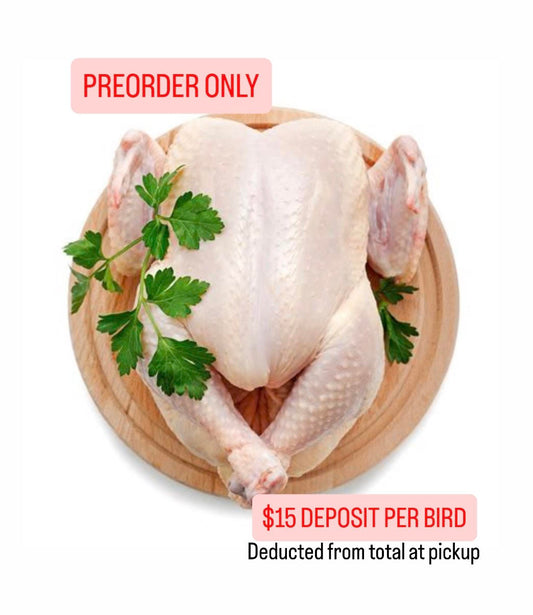 Poulet entier élevé en plein air